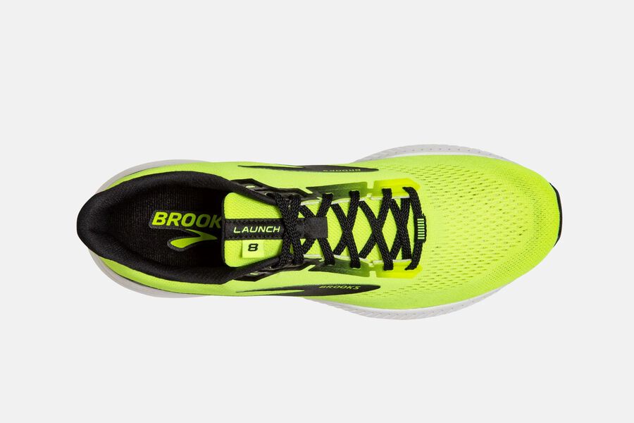 Brooks Running Shoes Mens Green/Black - Launch 8 Road - 2835-WVTHE